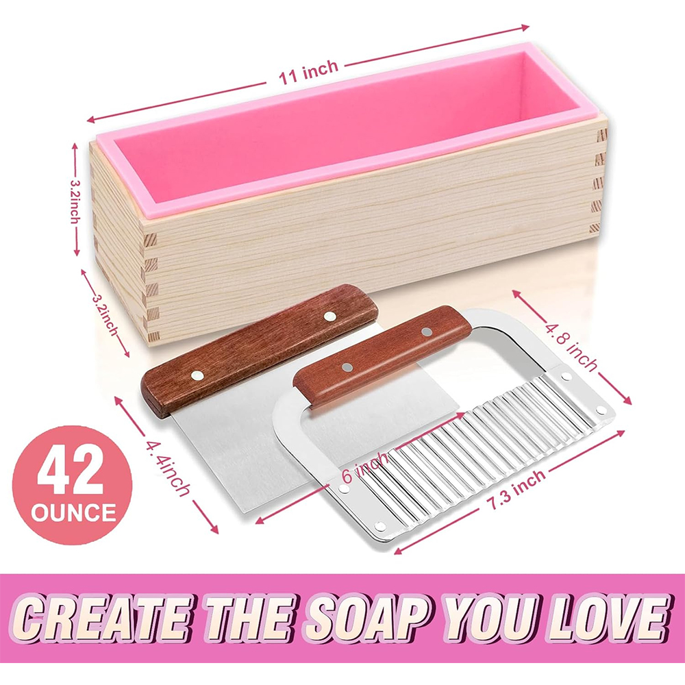 Rectangular Handmade Soap Mold - огляд і ціна Soap Making Kit For Beginners