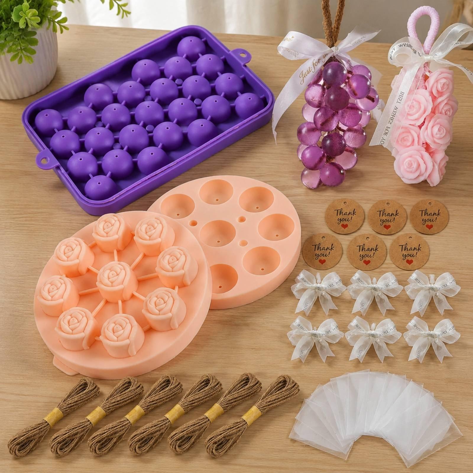 Soap Making Kit Silicone Molds - огляд і ціна Soap Making Kit For Beginners