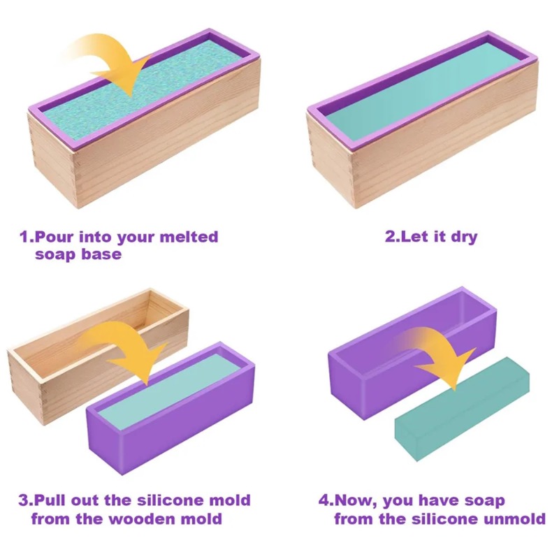 Flexible Silicone Soap Mold Re - огляд і ціна Soap Making Instructions