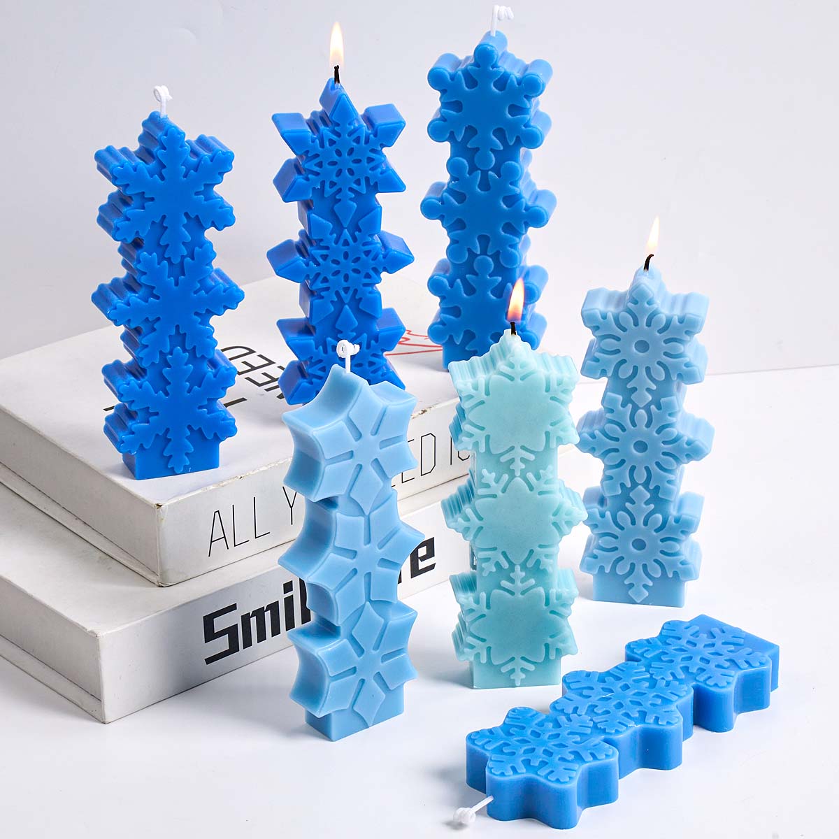 Christmas Snowflake Candle Mol - огляд і ціна Soap Making Gifts