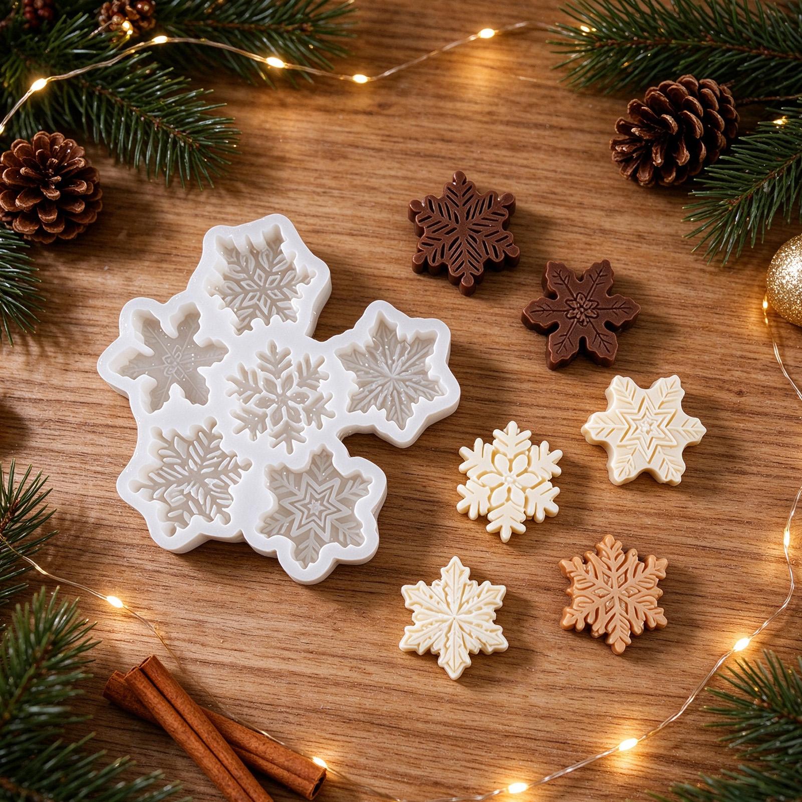 Christmas Snowflake Candle Sil - огляд і ціна Soap Making Kit For Beginners