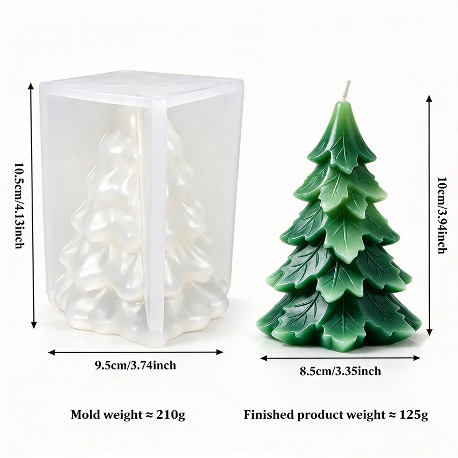 3D Maple Leaf Christmas Tree S - огляд і ціна Soap Making Gifts