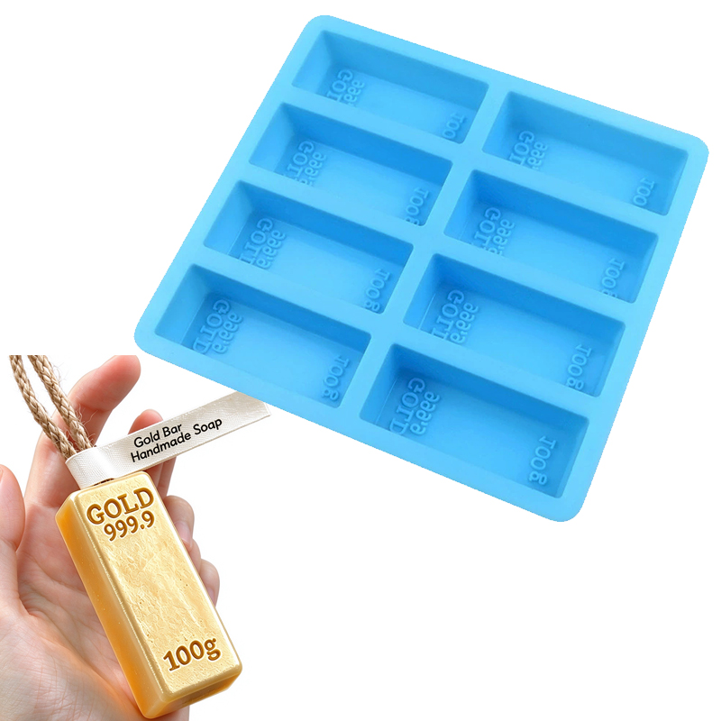 Gold Brick Silicone Mold For S - огляд і ціна Soap Making Instructions