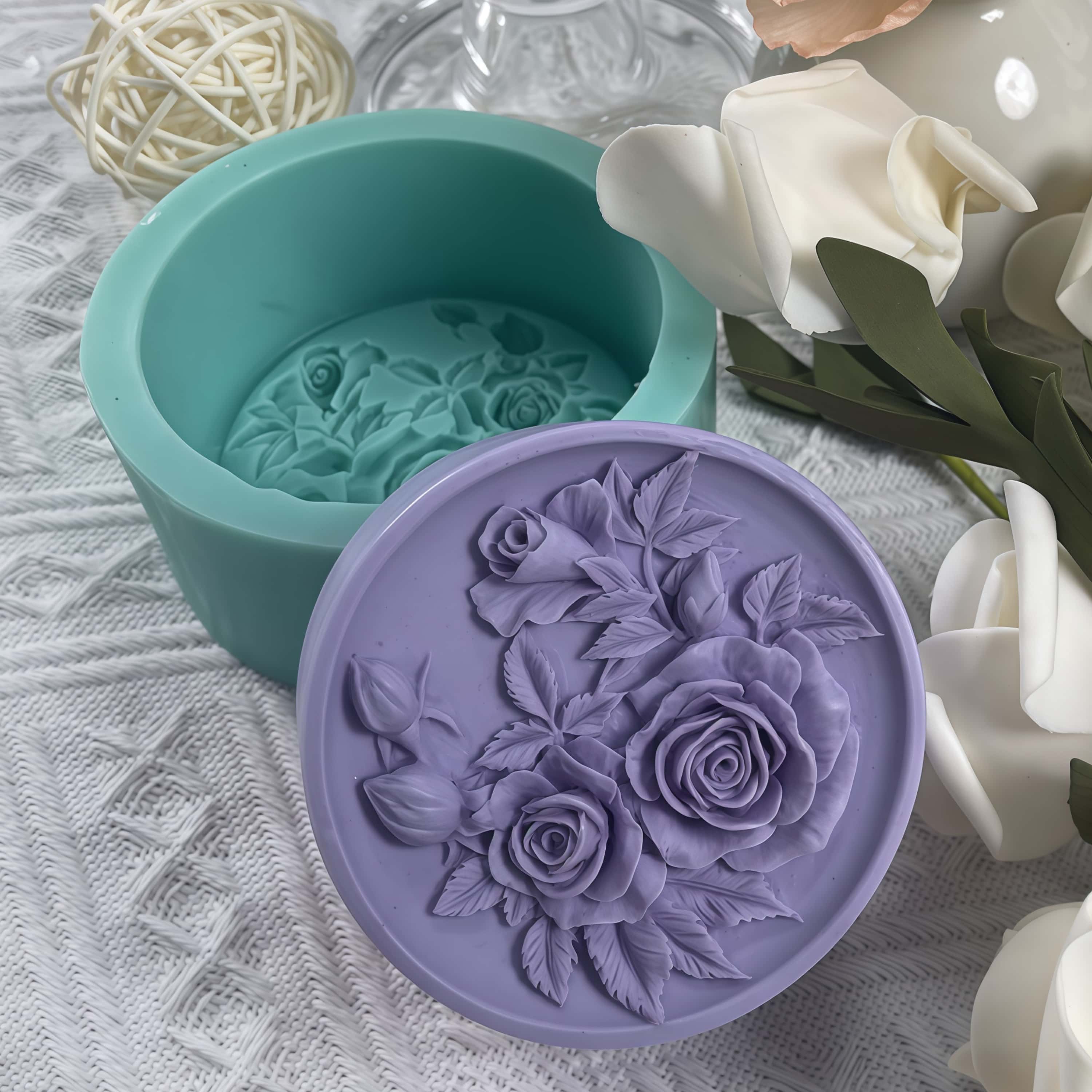 3D Rose Handmade Silicone Soap - огляд і ціна Soap Making Instructions