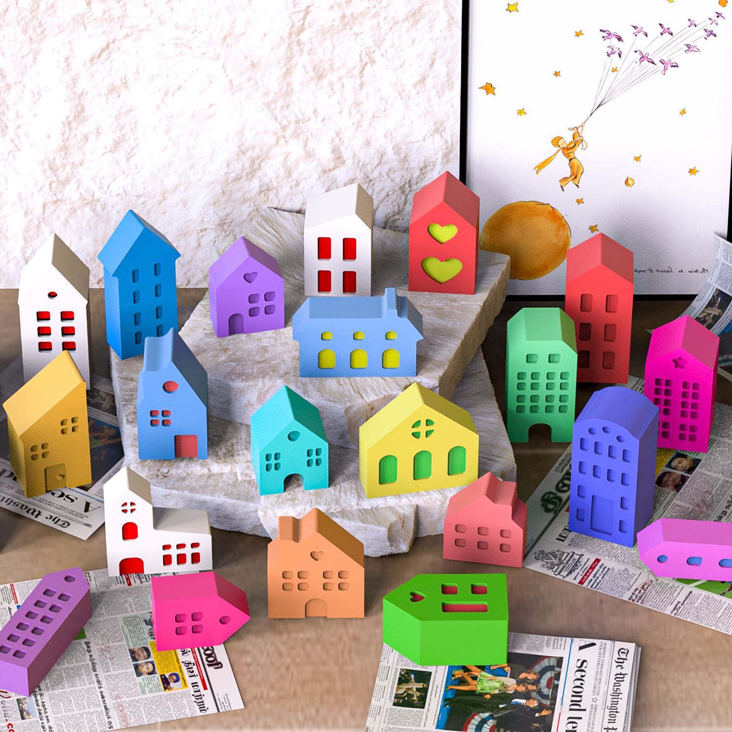 Multi-House Ornament Silicone  - огляд і ціна Soap Making Gifts